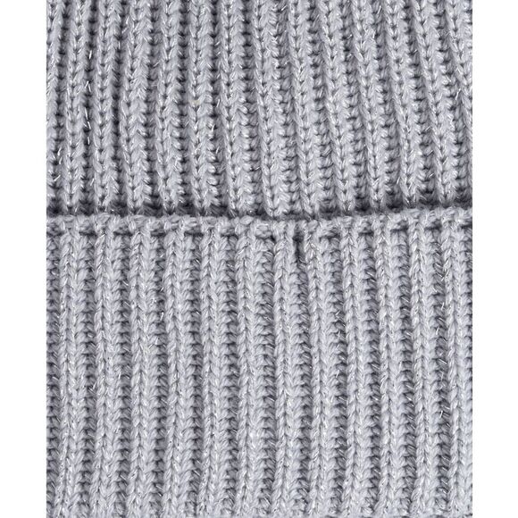 Solid Shine Cuff Beanie - Silver Style & Co NWT - Picture 2 of 2